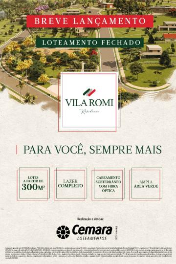 Lançamento Vila Romi no bairro Vila Romi em Santa Brbara D'Oeste-SP