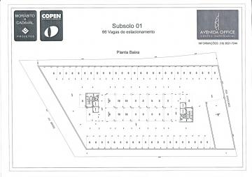 Pavimento total disponível para locação/venda no Centro Empresarial Avenida Office em Americana/SP.